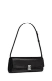 KN379-Deco Glazed Soft Mini Shoulder-Black