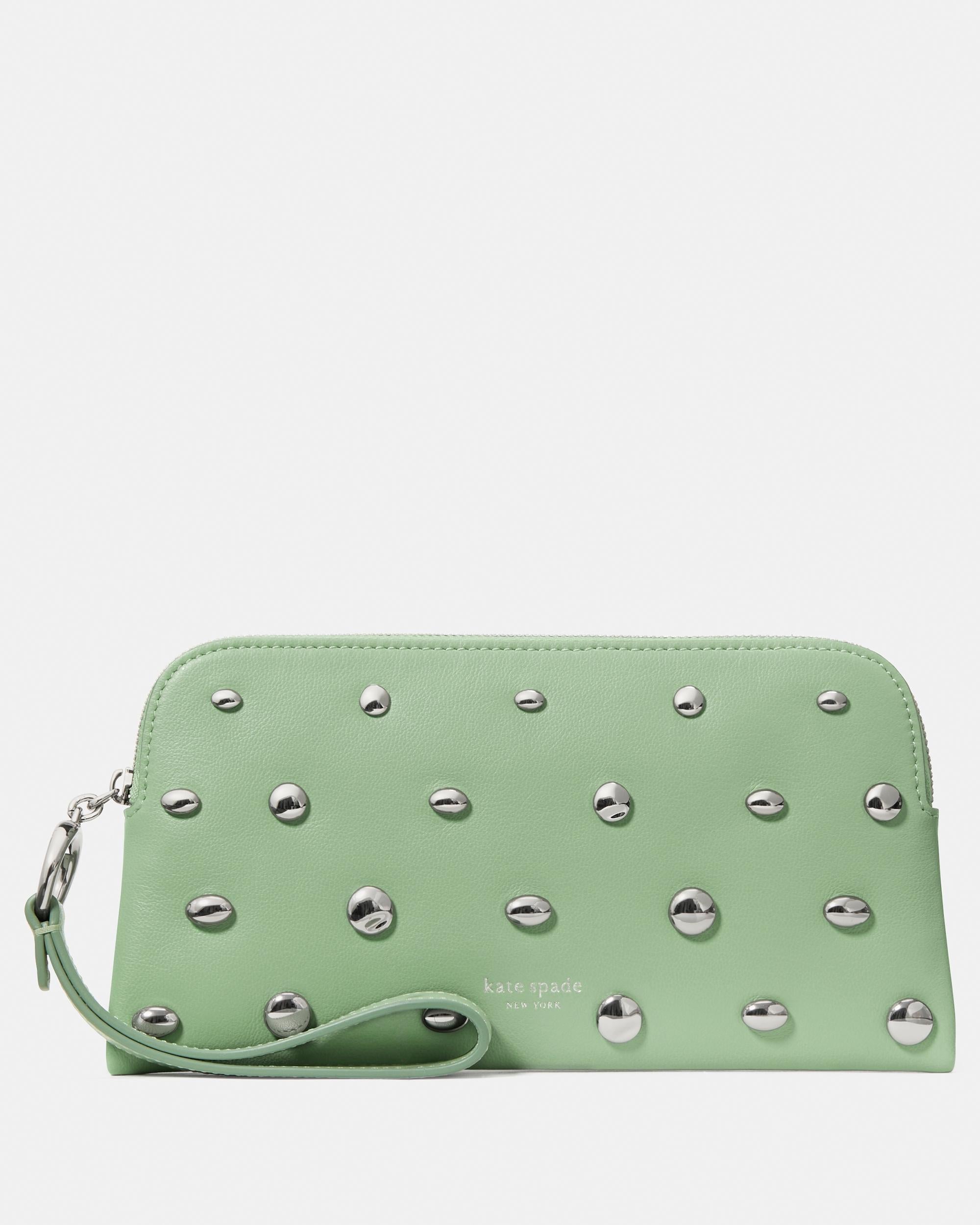KN398-Halo Studded Wristlet-Crisp Sage