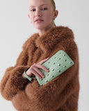 KN398-Halo Studded Wristlet-Crisp Sage