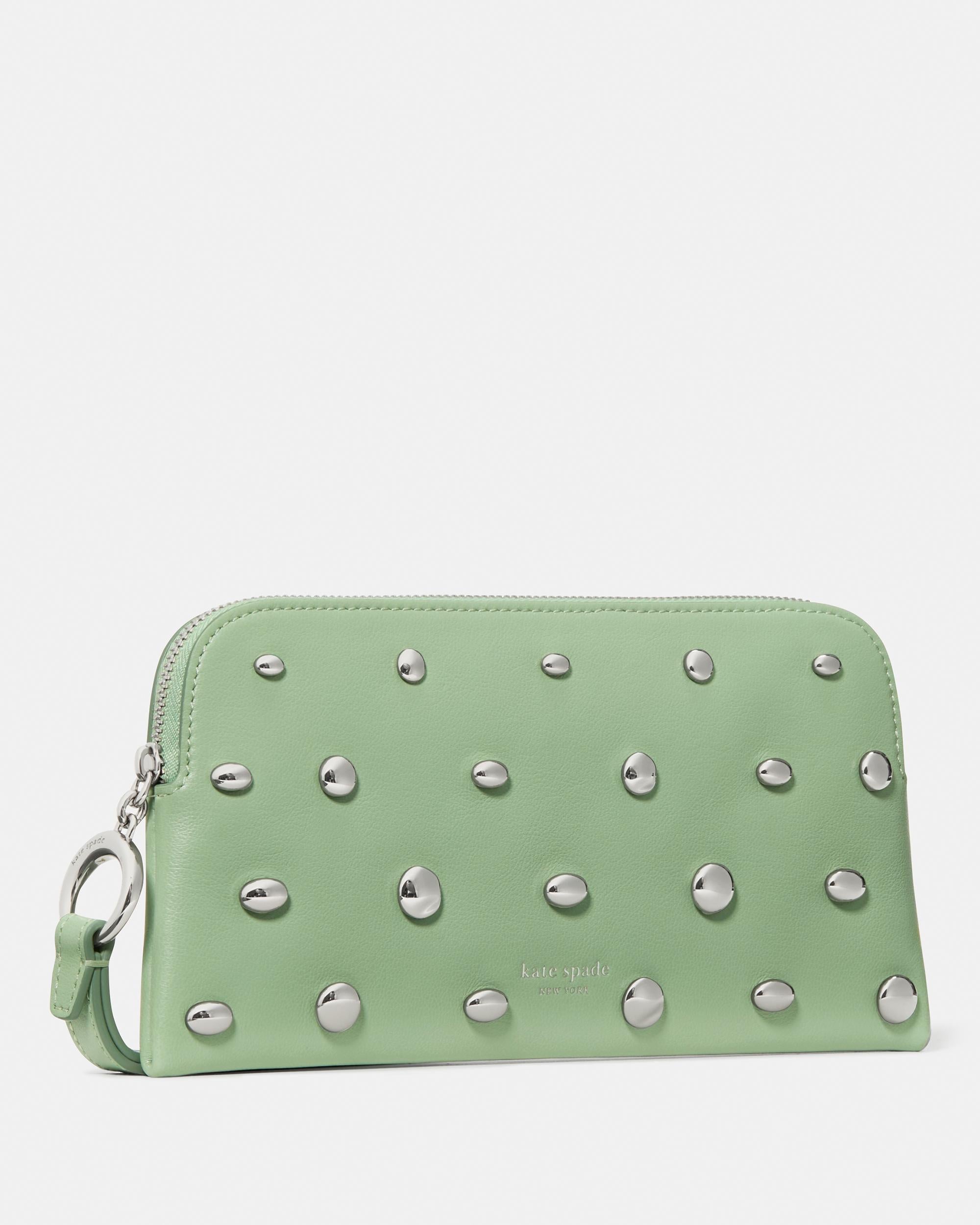 KN398-Halo Studded Wristlet-Crisp Sage