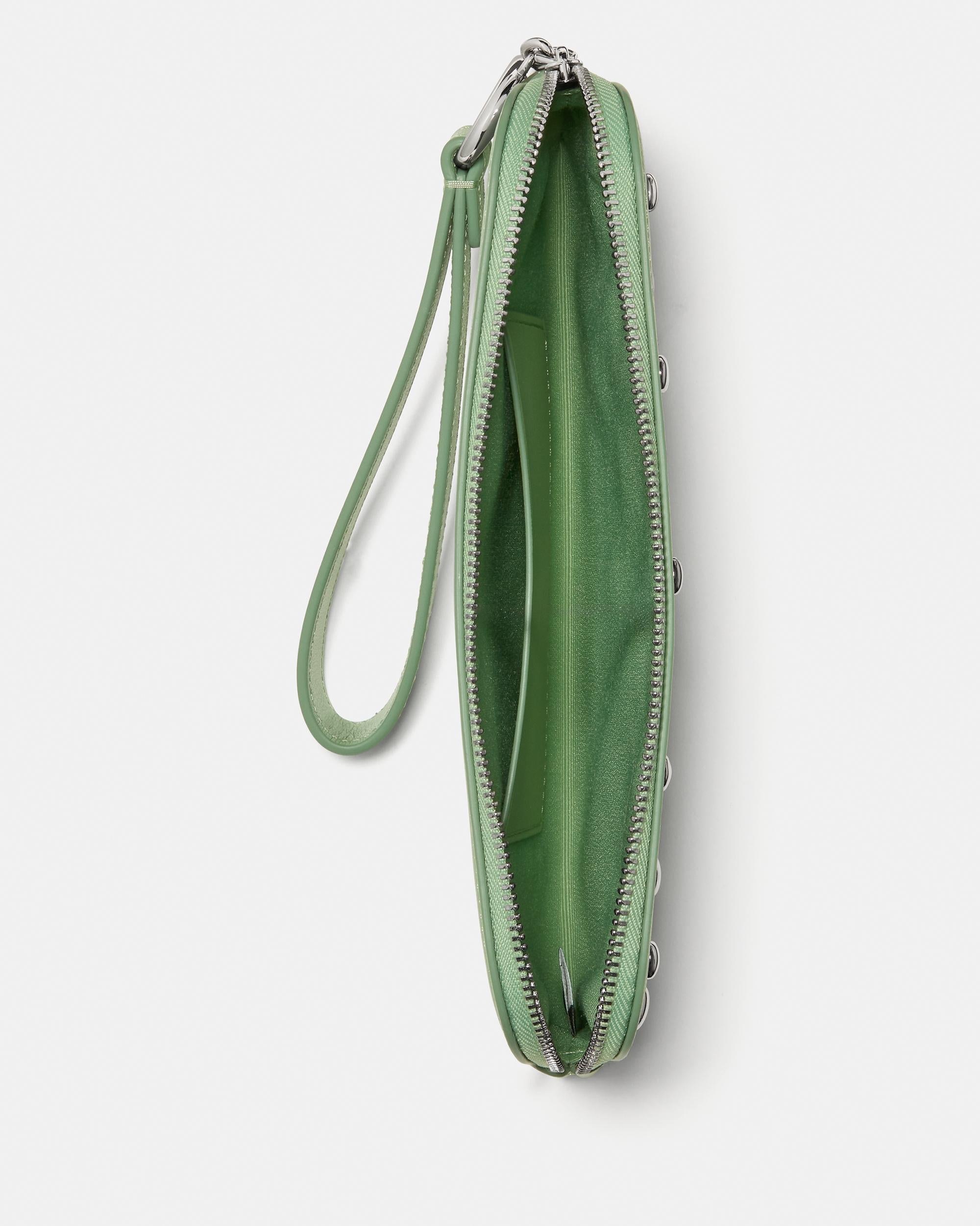 KN398-Halo Studded Wristlet-Crisp Sage