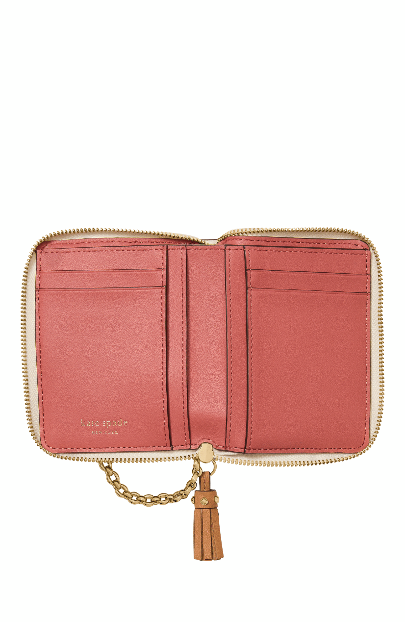 KN399-Saddle Up Compact Wallet-Cashew Milk Multi