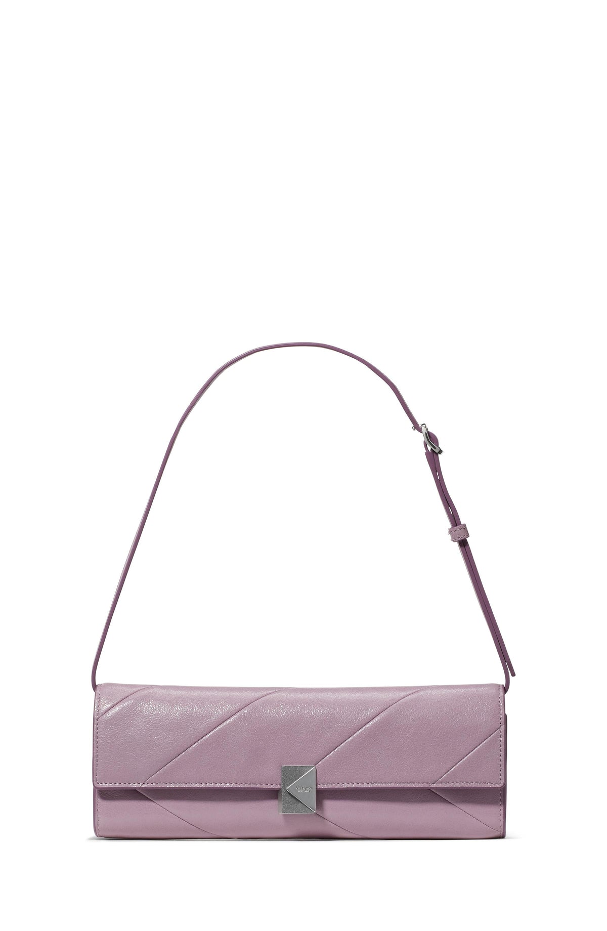 KN414-Deco Pieced Glazed Soft Mini Shoulder-Market Purple