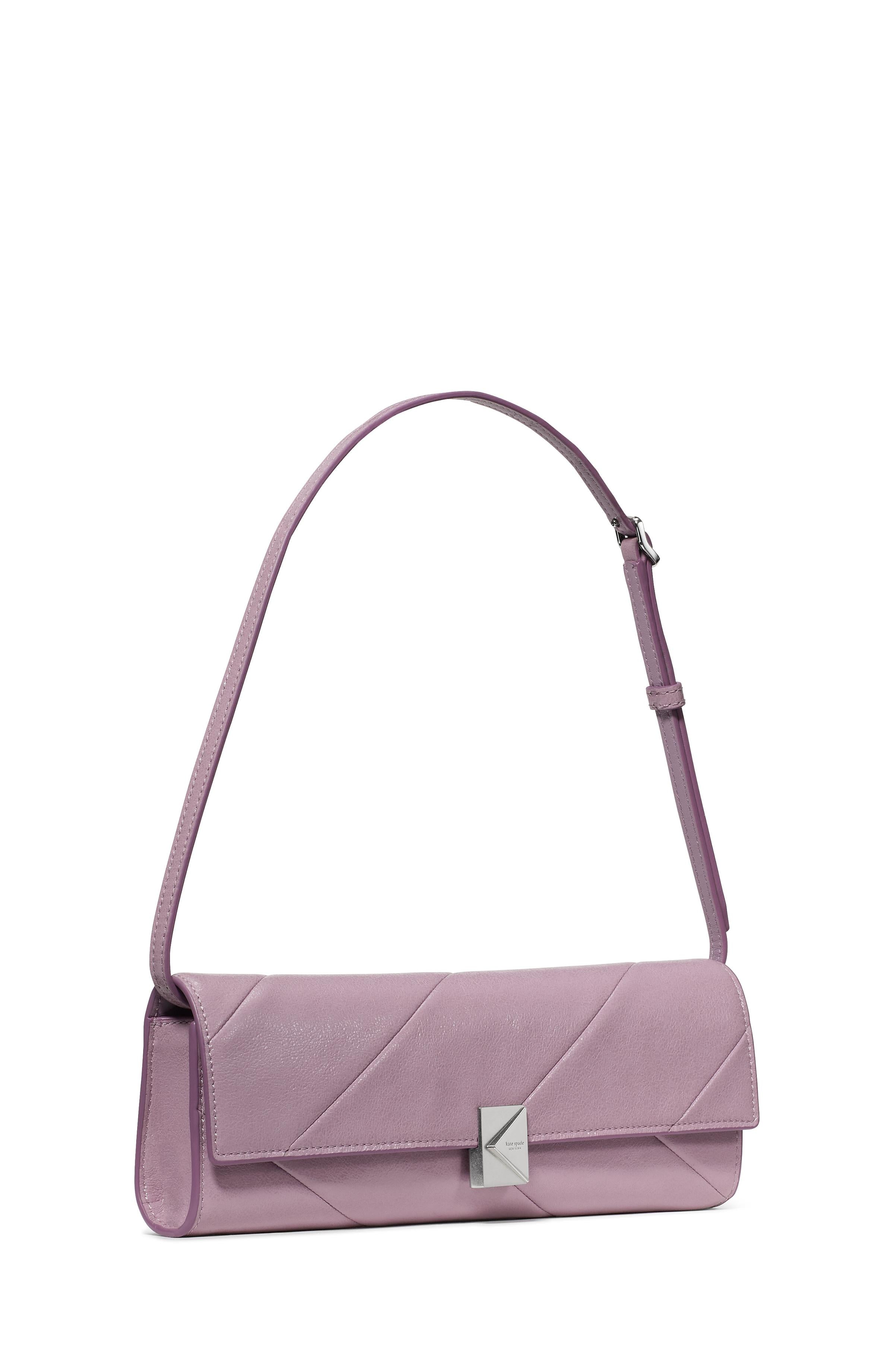 KN414-Deco Pieced Glazed Soft Mini Shoulder-Market Purple