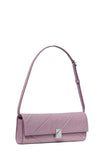 KN414-Deco Pieced Glazed Soft Mini Shoulder-Market Purple