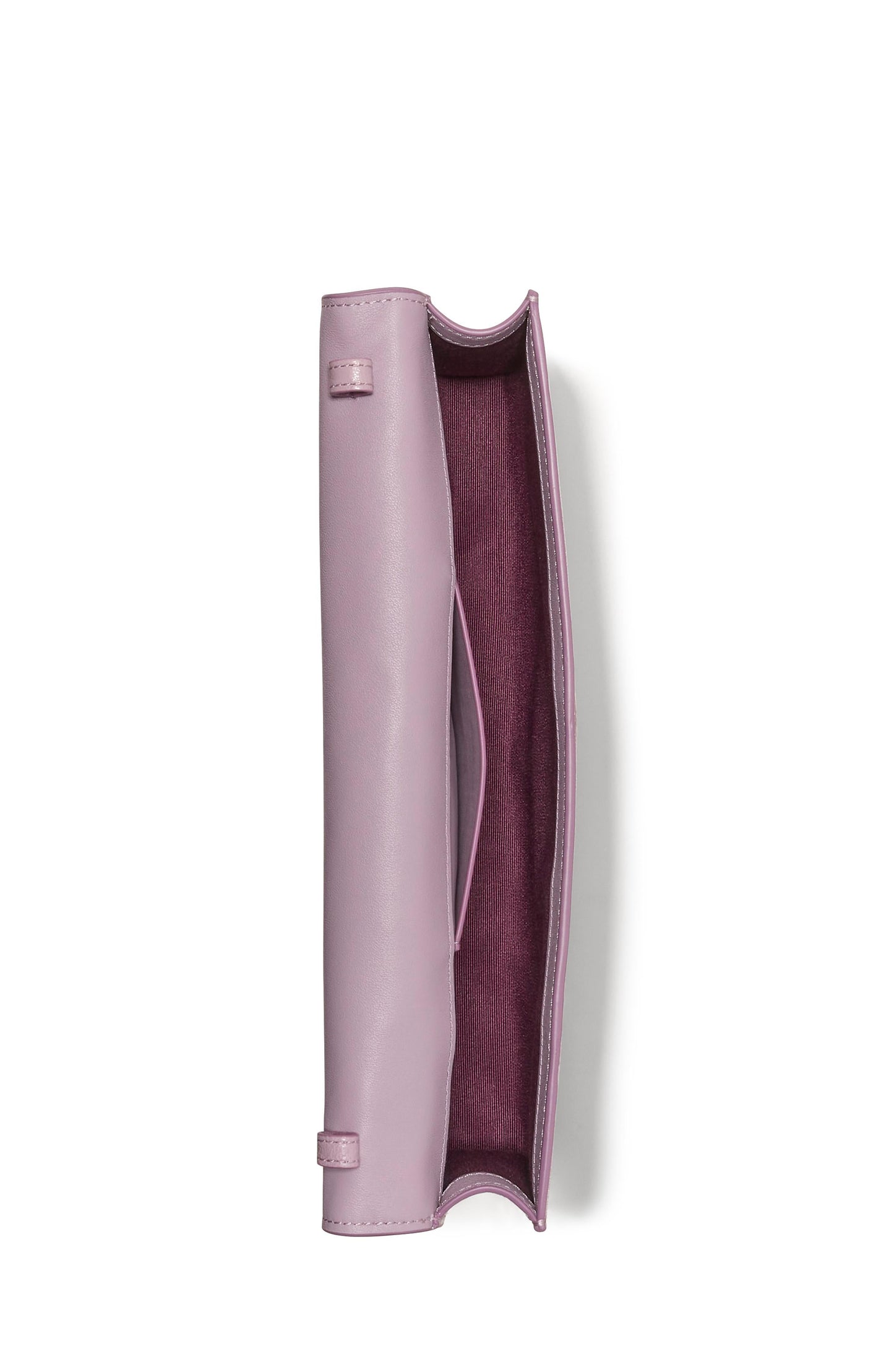 KN414-Deco Pieced Glazed Soft Mini Shoulder-Market Purple