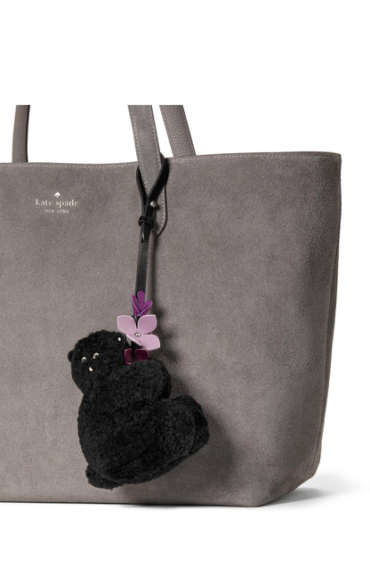 KN418-Critters Penelope Bear Bag Charm-Black