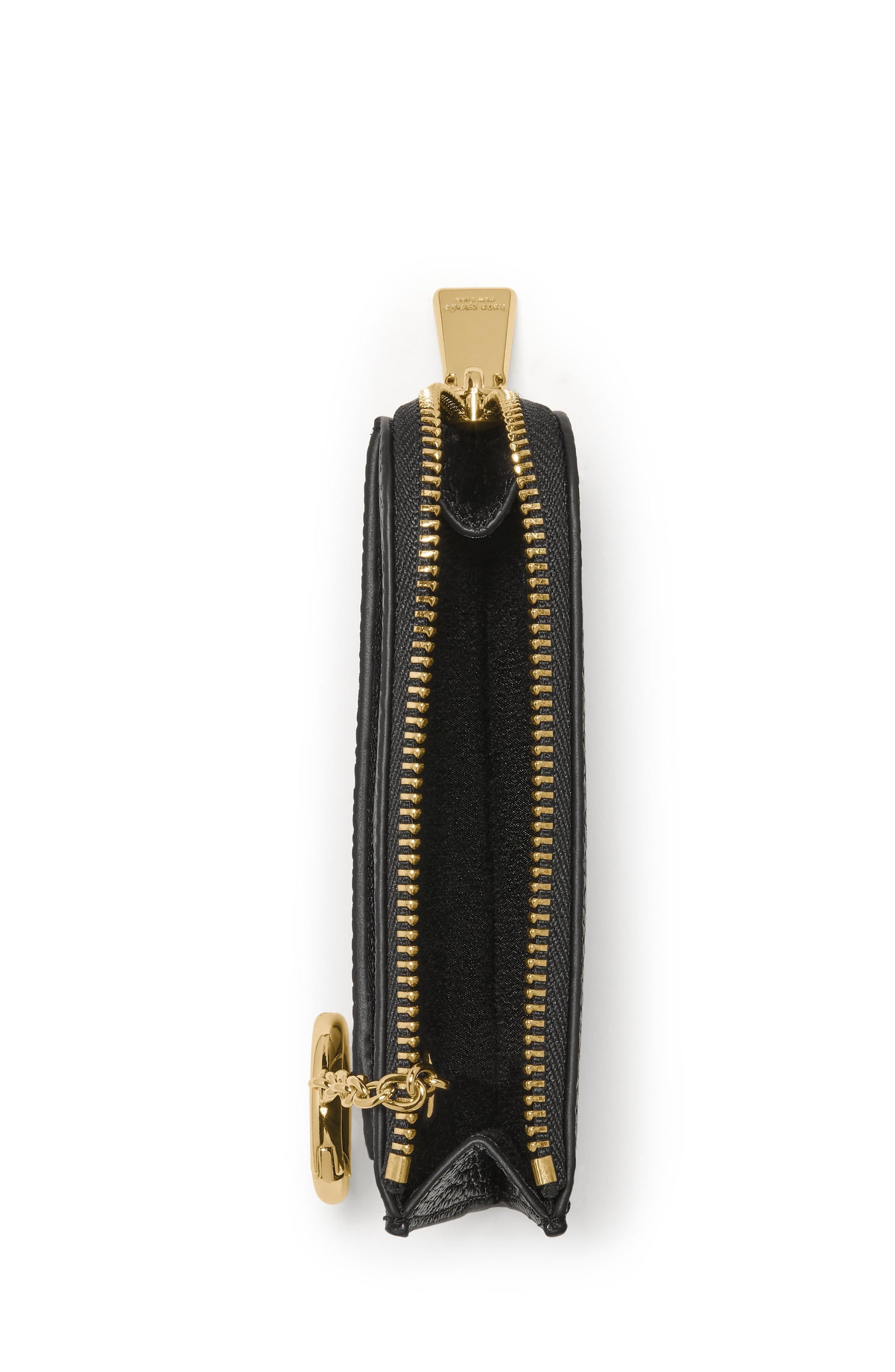 KN424-Mini Zip Card Case-Black