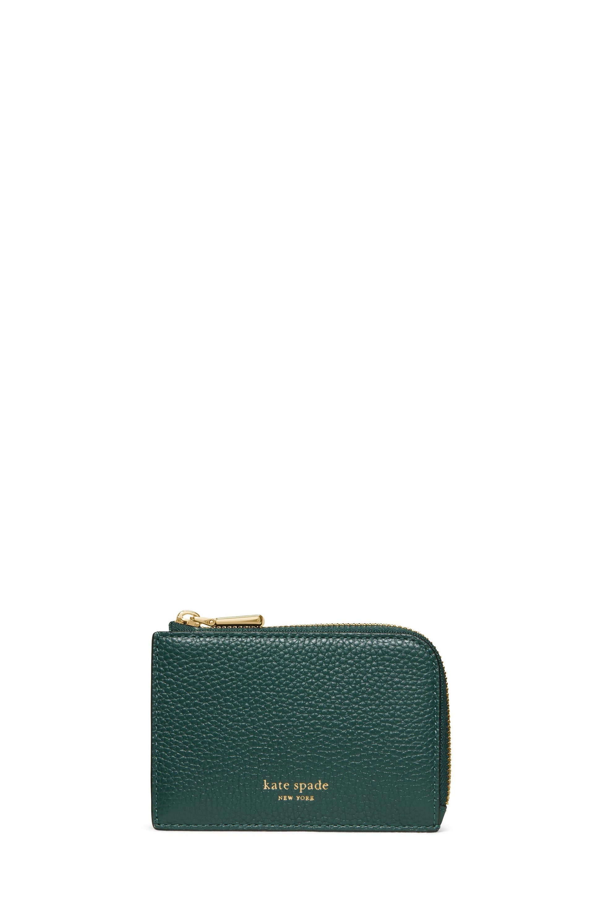 KN424-Mini Zip Card Case-Midnight Pine
