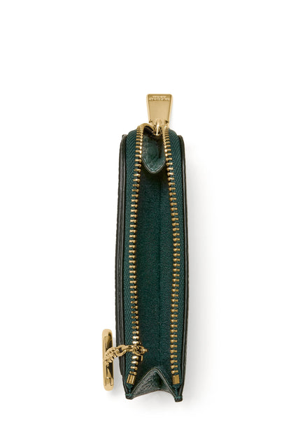 KN424-Mini Zip Card Case-Midnight Pine