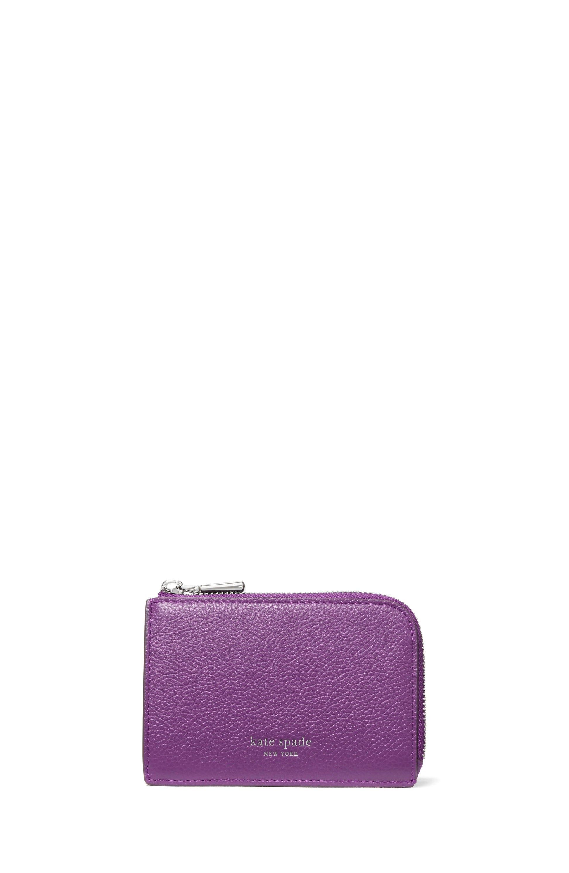 KN424-Mini Zip Card Case-Nightshade
