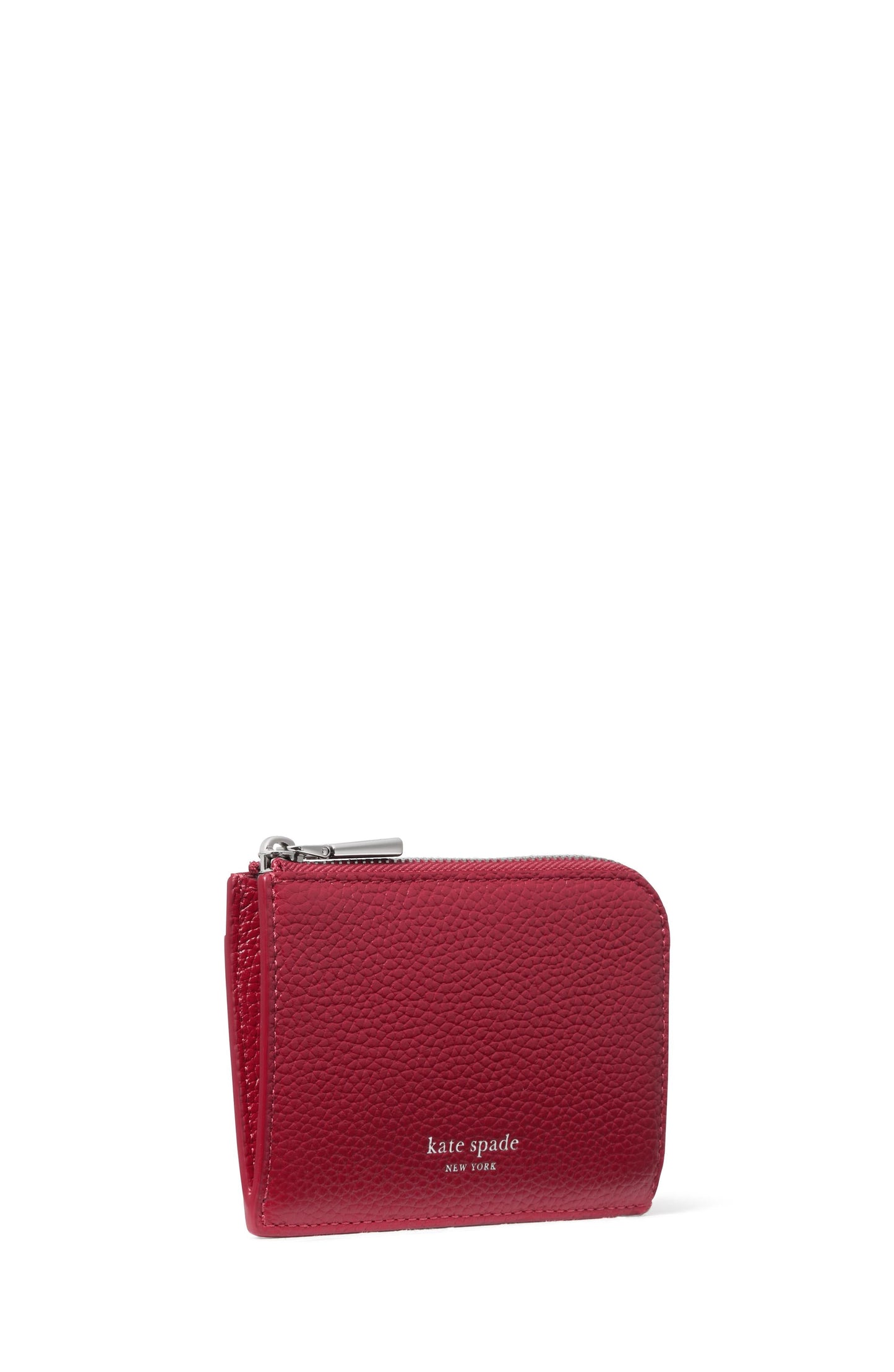 KN424-Mini Zip Card Case-Red Jam