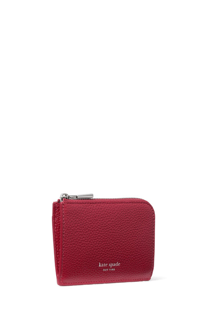 KN424-Mini Zip Card Case-Red Jam