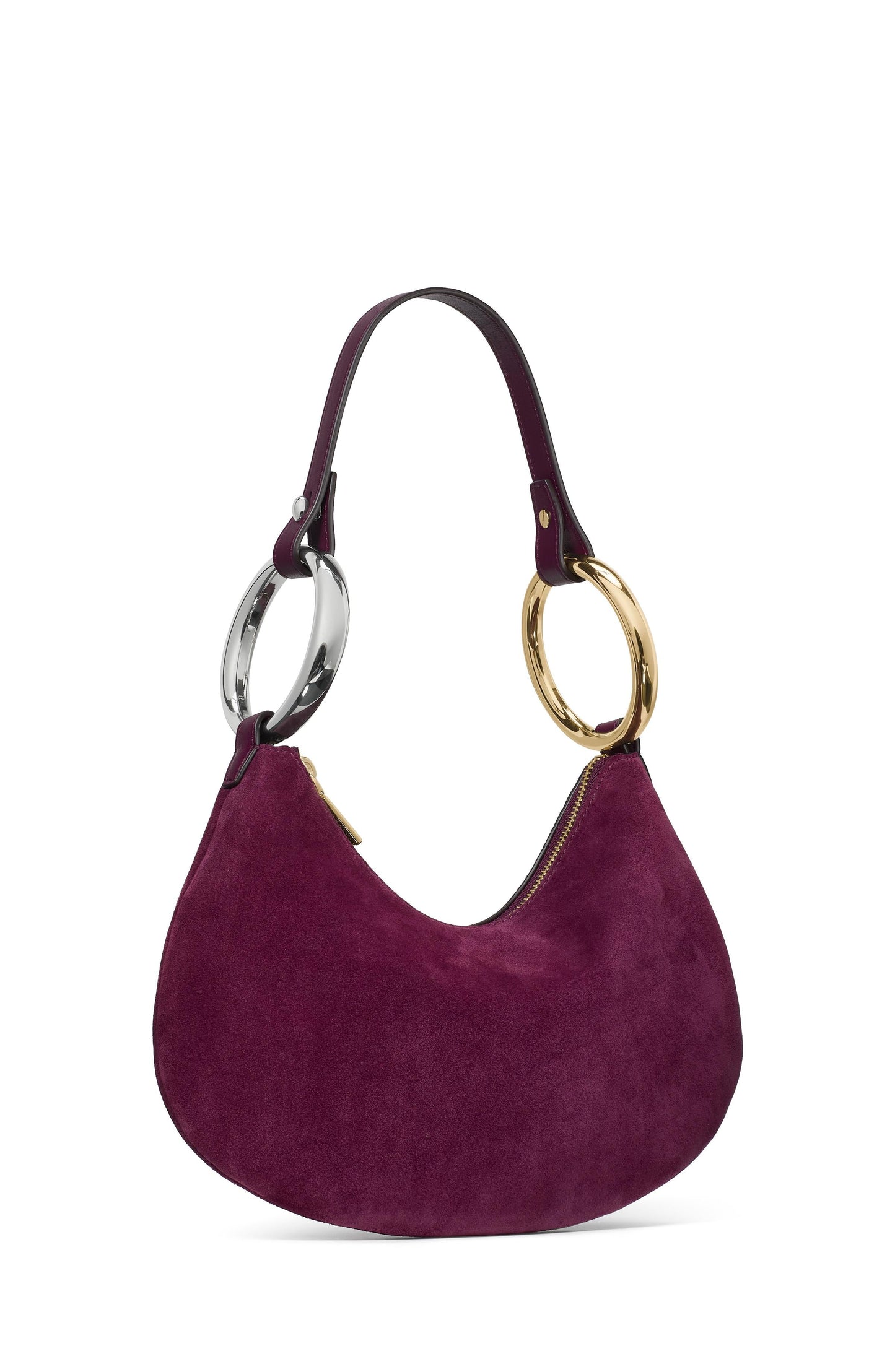 KN545-The Suede Bangle Bag-Purple Agate