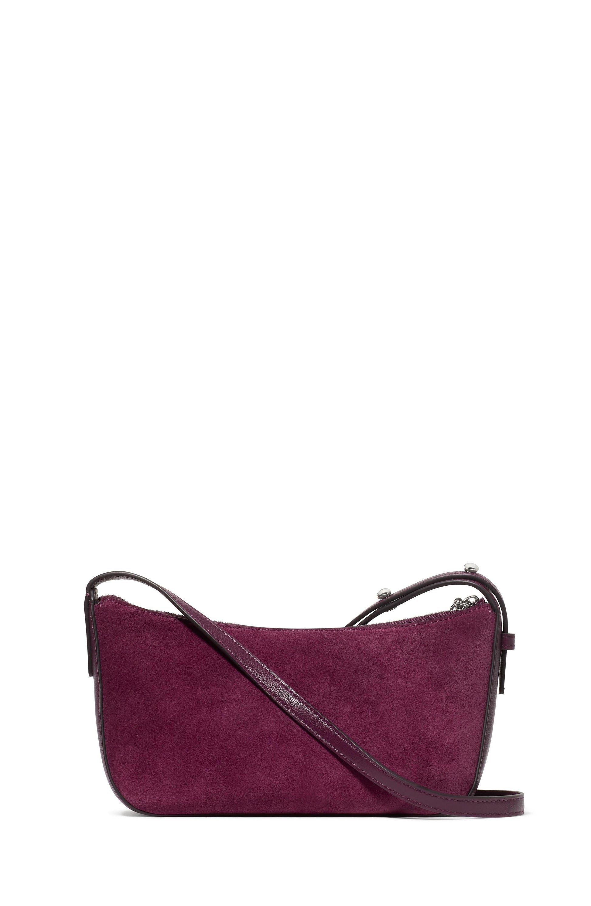 KN849-Halo Suede Crossbody-Purple Agate
