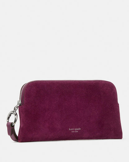 KN850-Halo Suede Wristlet-Purple Agate
