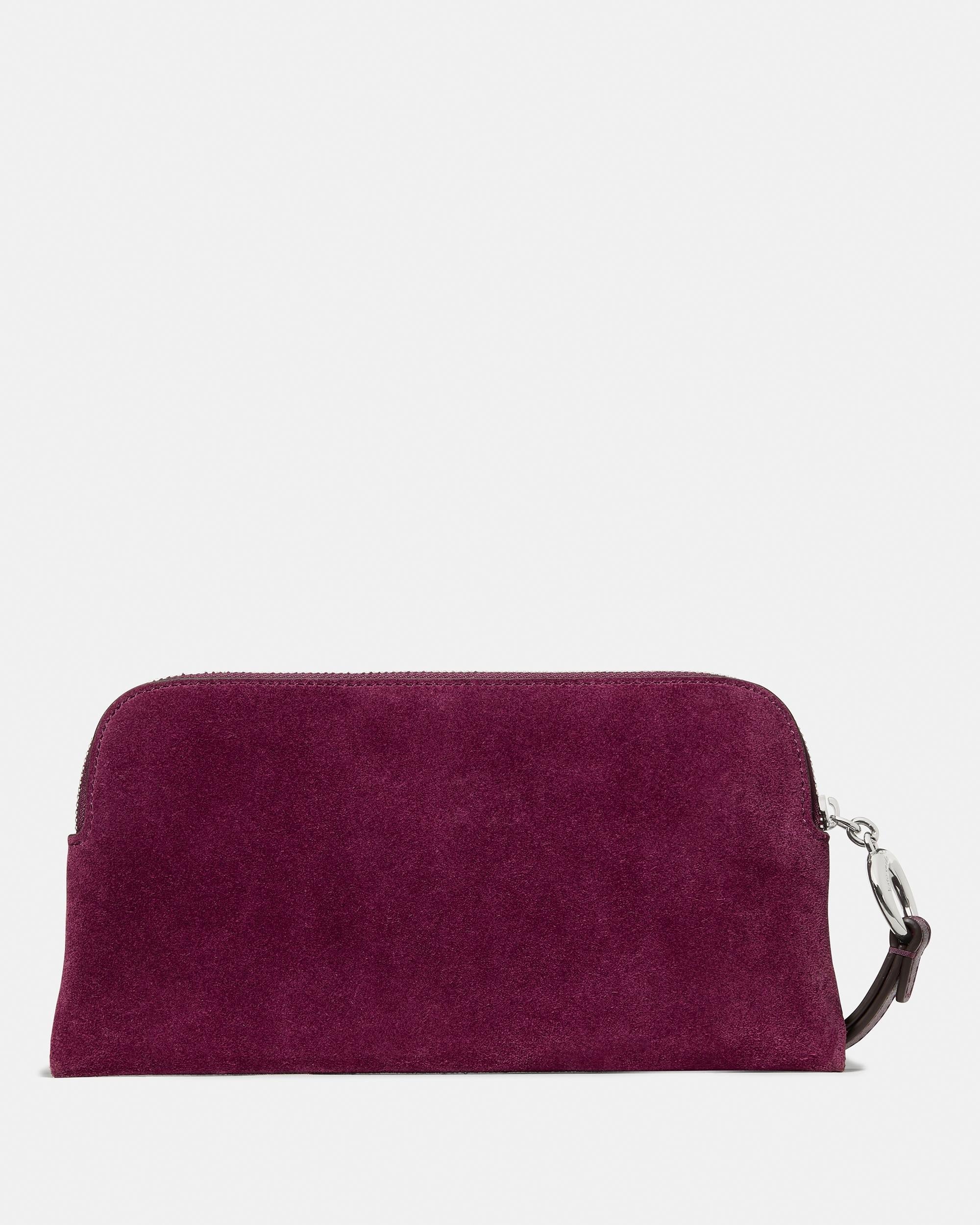 KN850-Halo Suede Wristlet-Purple Agate