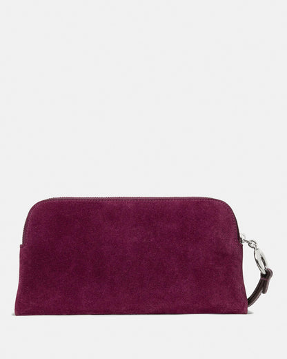 KN850-Halo Suede Wristlet-Purple Agate