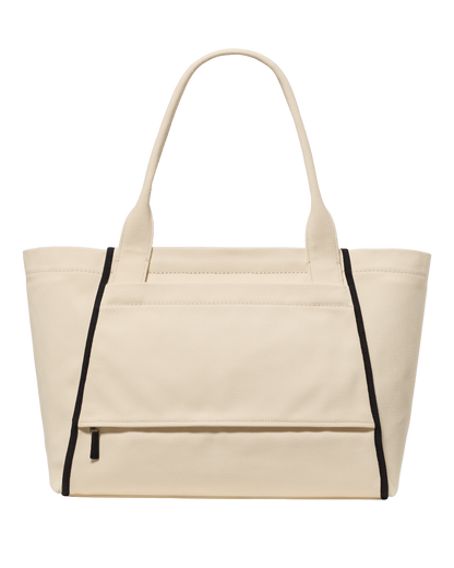 KN952-Dash Canvas Large Tote Bag-Natural