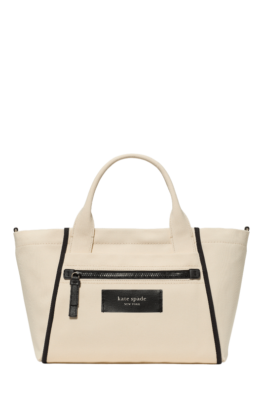 KN953-Dash Canvas Tote Bag-Natural