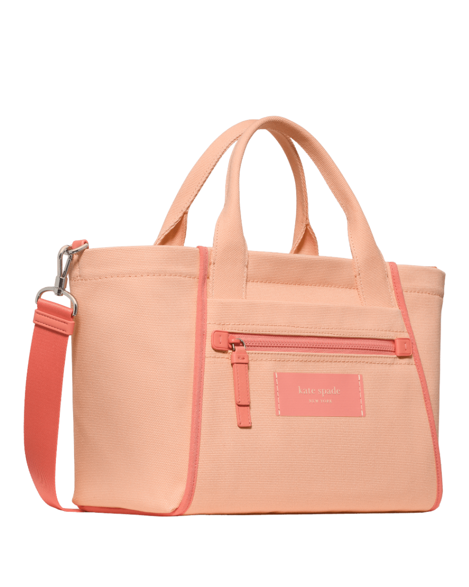 KN953-Dash Canvas Tote Bag-Light Cantaloupe