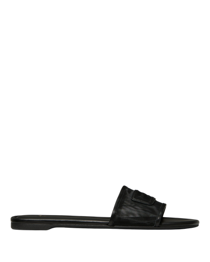KO217-Breezy Mesh Slide Sandal-Black