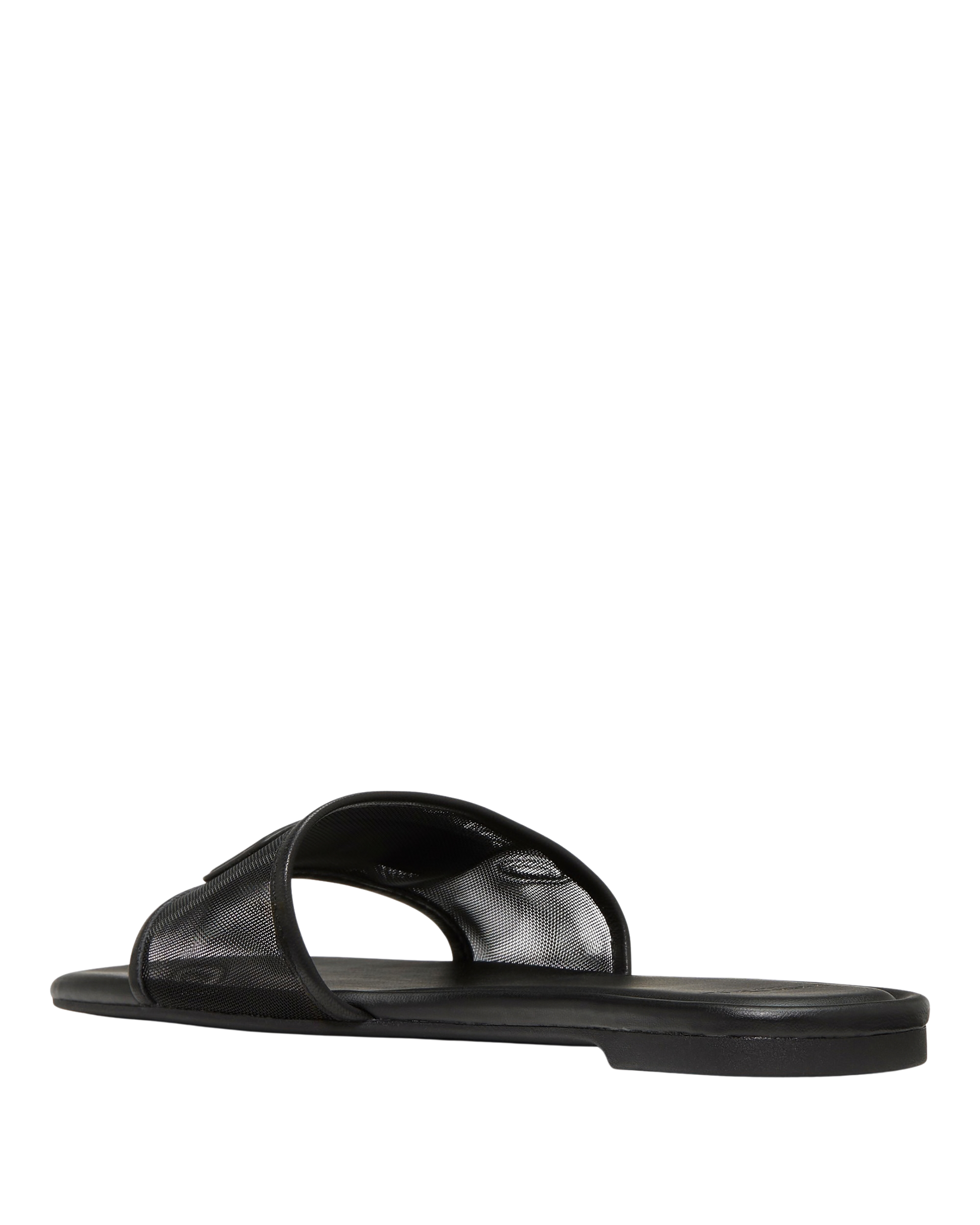 KO217-Breezy Mesh Slide Sandal-Black