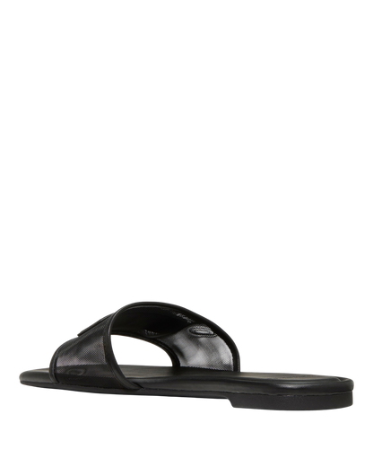 KO217-Breezy Mesh Slide Sandal-Black