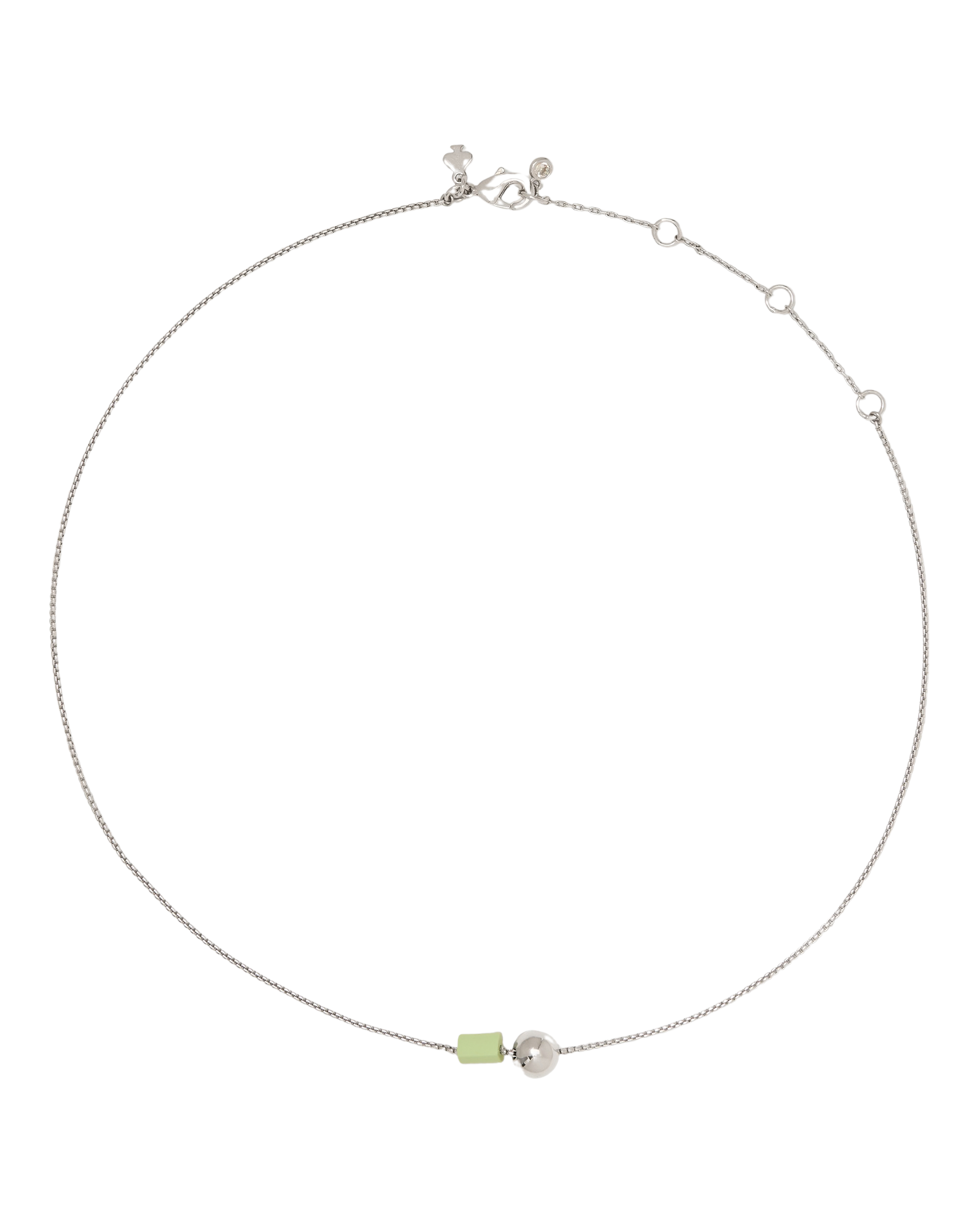 KO233-Geo Pop Pendant-Bosc Pear/Silver