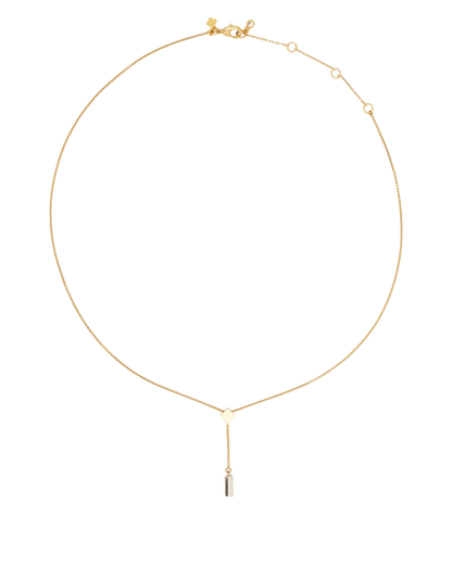 KO242-Geo Pop Y Necklace-Gold Silver