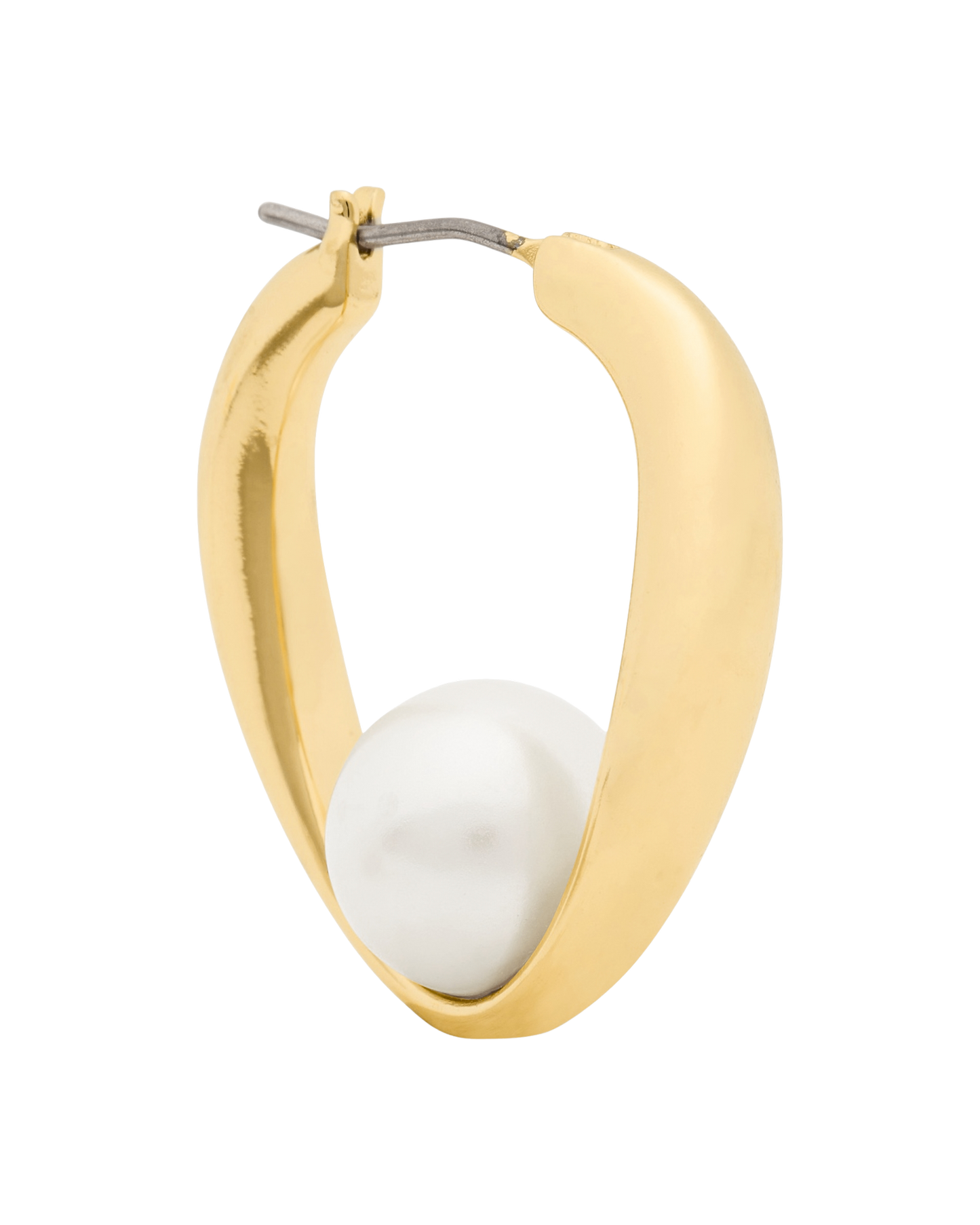 KO268-Harmony Hoops-Cream/Gold