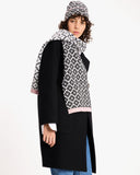 Spade Flower Metallic Scarf