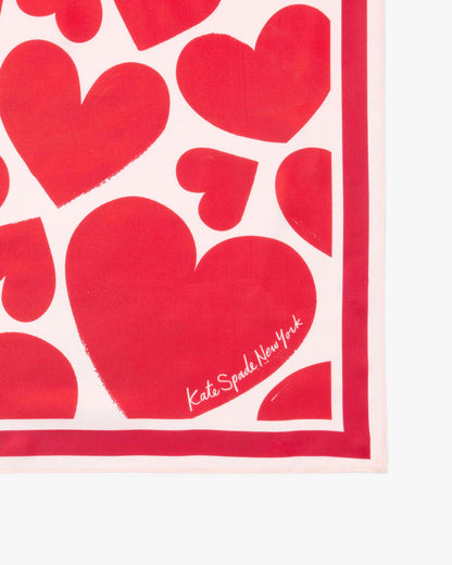 Sweet Hearts Silk Bandana
