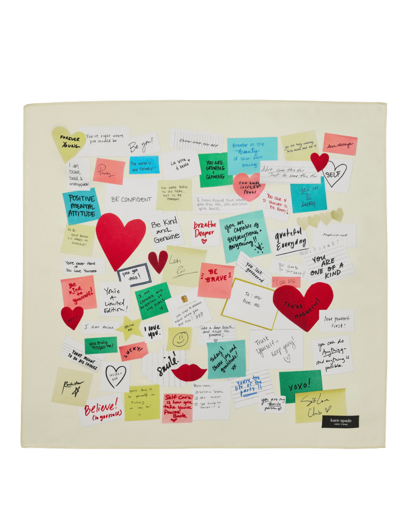 29KSWC542045-Self Love Club Silk Bandana-Multi
