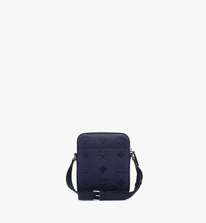MMRESKK02VC001-Klassik Crossbody in Maxi Monogram Leather|NAVY BLAZER