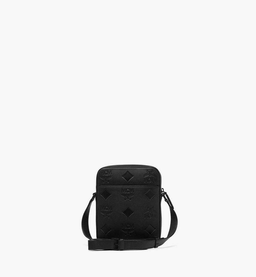 MMRESKK02BK001-Klassik Crossbody in Maxi Monogram Leather|BLACK