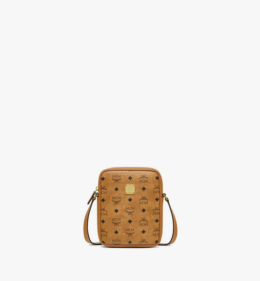 MMRESKK01CO001-Klassik Crossbody in Visetos|COGNAC