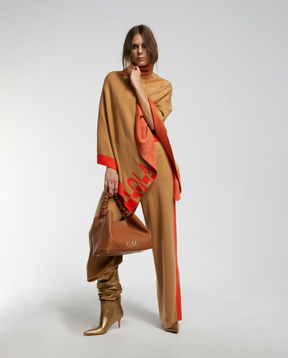 Knit cape