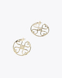 Gold-toned hoop earrings