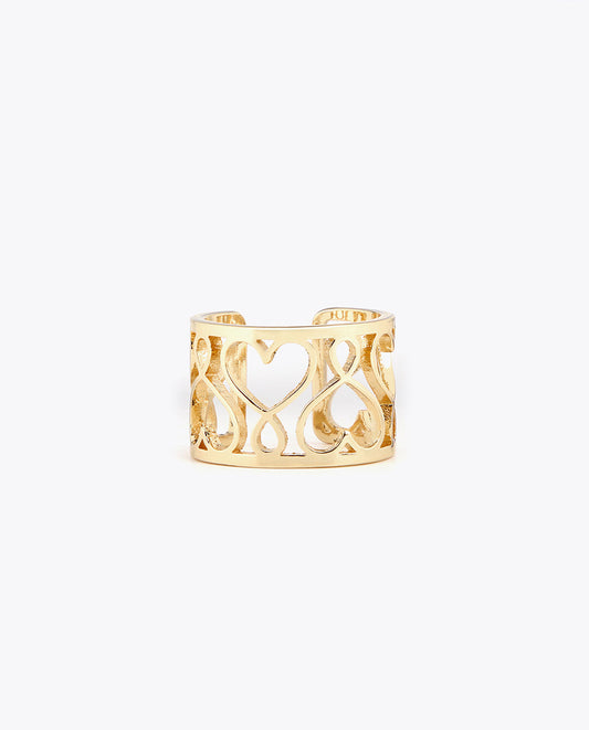 Maxi infinity heart ring