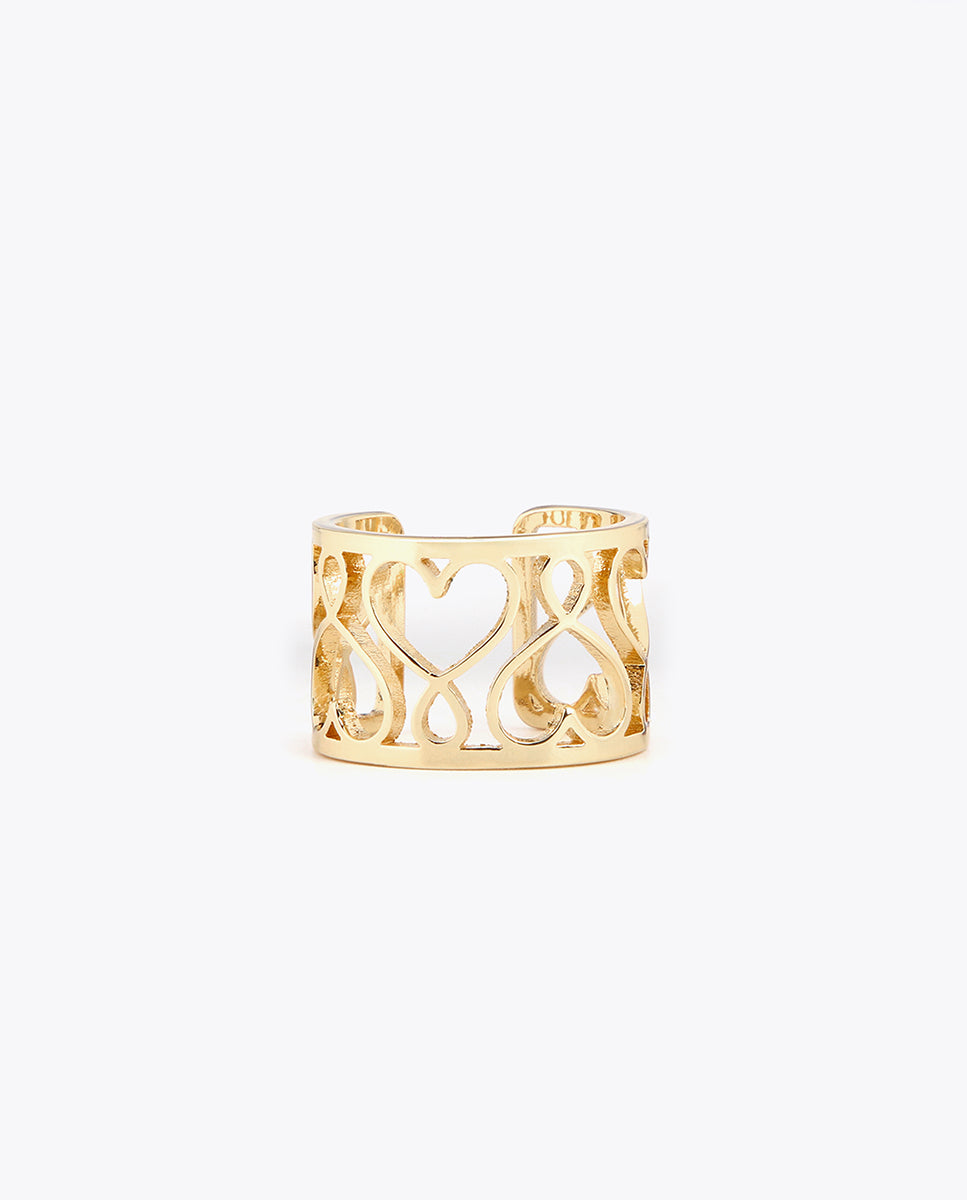Maxi infinity heart ring