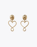 Infinity heart earrings