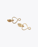 Infinity heart earrings