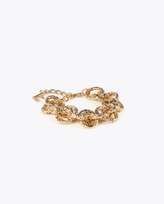 Golden chain bracelet