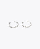 Logo hoop earrings