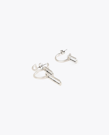 Asymmetric earrings