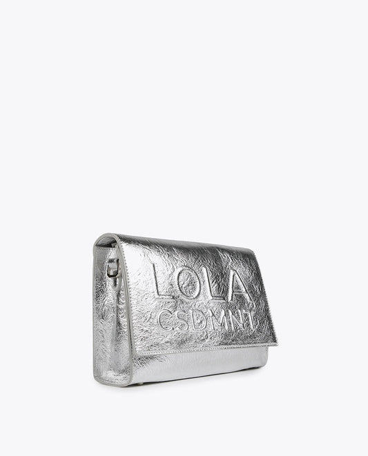 Metallic crossbody bag