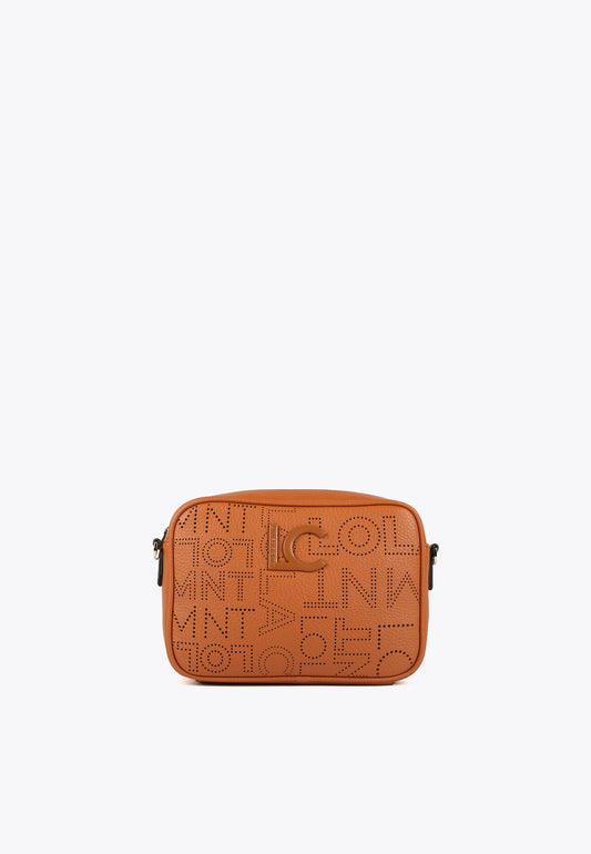 Die-cut crossbody bag