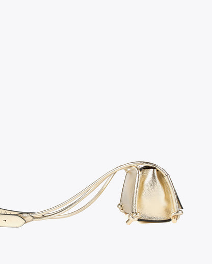 Metallic crossbody bag