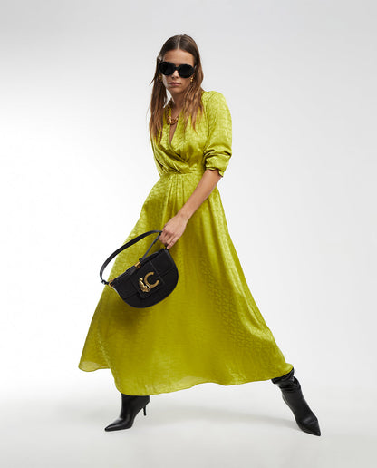 Crossbody bag with flap